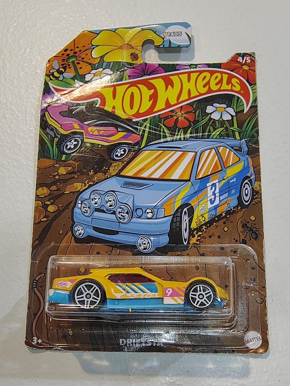Hot Wheels Yellow & Blue Drift Racer Toy Car by Hot Wheels